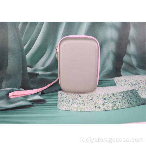 Scatola portaoggetti rosa per prodotti per la cura del bambino